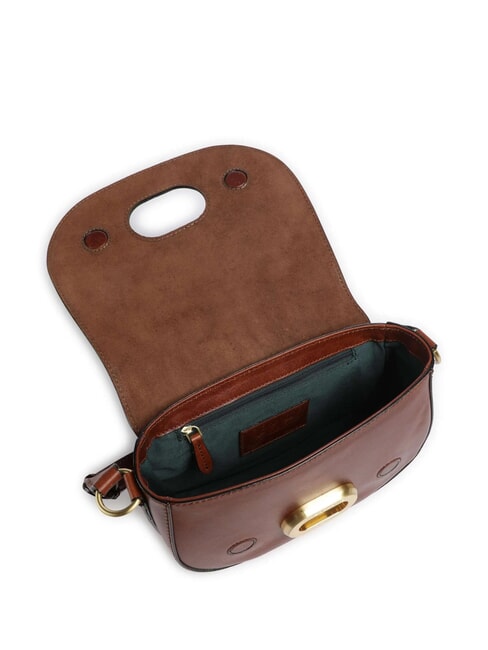 ILARIA Sac à bandoulière en cuir MARRON - Sacs pour Femme