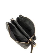 LESAC SIMONA Sac porté épaule en cuir Tris Dollar noir - Sacs pour Femme - 6