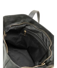 LESAC MARTINA Sac cabas en cuir Dollar noir - Sacs pour Femme - 7