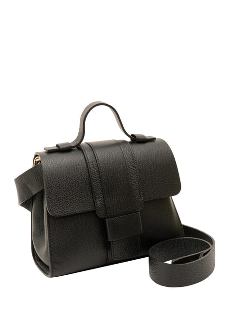 SABRINA Sac cartable Dollar en cuir noir - Sacs pour Femme