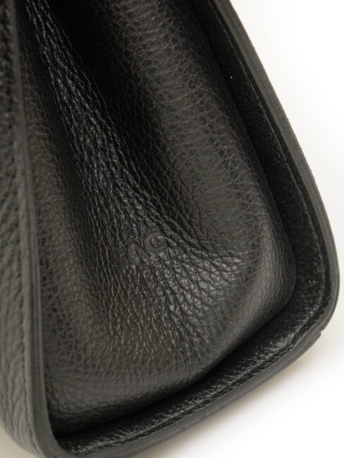 SABRINA Sac cartable Dollar en cuir noir - Sacs pour Femme