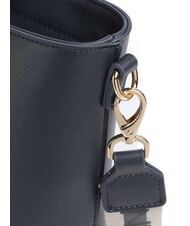 MARIO VALENTINO ZERO RE Sac shopping avec bandoulière logotée bleu nuit - Sacs pour Femme - 3