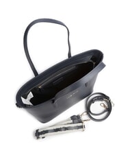 MARIO VALENTINO ZERO RE Sac shopping avec bandoulière logotée bleu nuit - Sacs pour Femme - 4