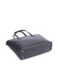 MARIO VALENTINO ZERO RE Sac shopping avec bandoulière logotée bleu nuit - Sacs pour Femme - 5