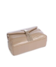 MARIO VALENTINO PRIVILEGE Petit sac bandoulière matelassé beige - Sacs pour Femme - 5