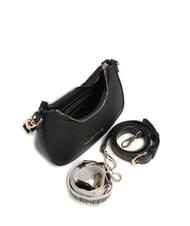MARIO VALENTINO ZERO RE Sac &agrave; bandouli&egrave;re avec bandouli&egrave;re logot&eacute;e noir - Sacs pour Femme - 4
