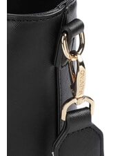 MARIO VALENTINO ZERO RE Sac shopping avec bandoulière logotée noir - Sacs pour Femme - 3