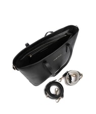 MARIO VALENTINO ZERO RE Sac shopping avec bandoulière logotée noir - Sacs pour Femme - 4