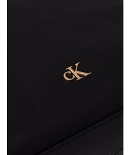 CALVIN KLEIN CKJ MINIMAL MONOGRAM Sac de courses avec poignée en chaîne sur noir - Sacs pour Femme - 3