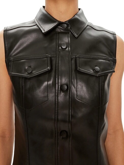 CK JEANS Robe sans manches jusqu'aux genoux ck noir - Vêtements femme