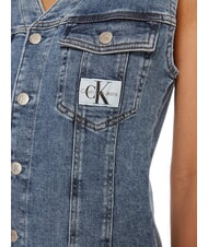 CALVIN KLEIN CK JEANS Robe courte en jean avec emmanchures denim - Vêtements femme - 4