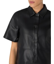 CALVIN KLEIN CK JEANS Robe chemise courte &agrave; boutons ck noir - V&ecirc;tements femme - 3