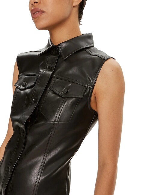 CK JEANS Robe sans manches jusqu'aux genoux ck noir - Vêtements femme