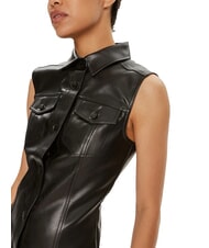 CALVIN KLEIN CK JEANS Robe sans manches jusqu'aux genoux ck noir - Vêtements femme - 4