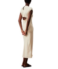 CALVIN KLEIN CK Robe midi découpée avec fentes latérales - Vêtements femme