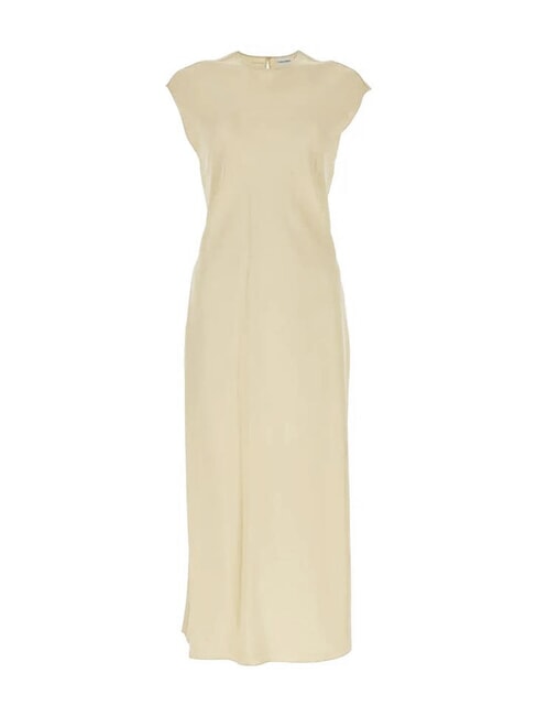 CK Robe midi découpée avec fentes latérales cendre de bois - Vêtements femme