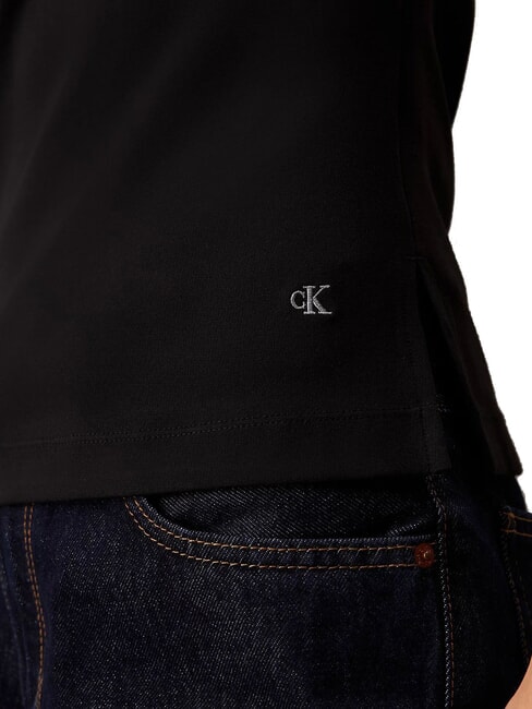 CK JEANS Débardeur à col bateau ck noir - T-shirt