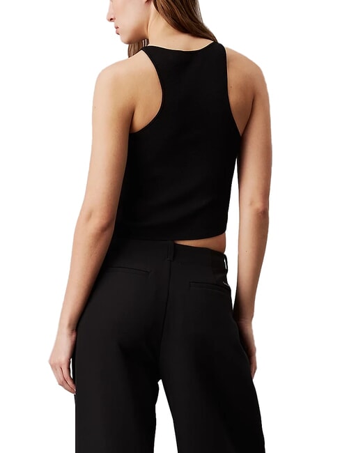 CK JEANS D&eacute;bardeur asym&eacute;trique ck noir - T-shirt