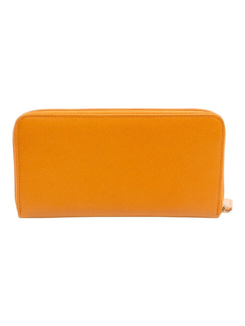 CRAYON Portefeuille en cuir ORANGE - Portefeuilles Femme