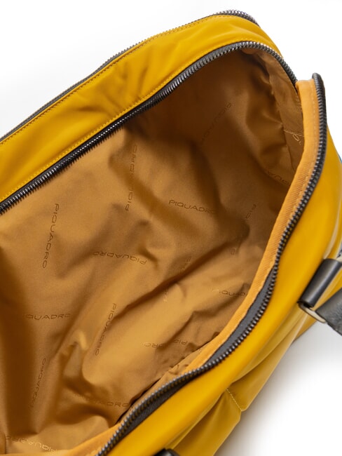 PQ-RY Mallette pour ordinateur portable 15,6 pouces jaune noir - Porte Documents Travail