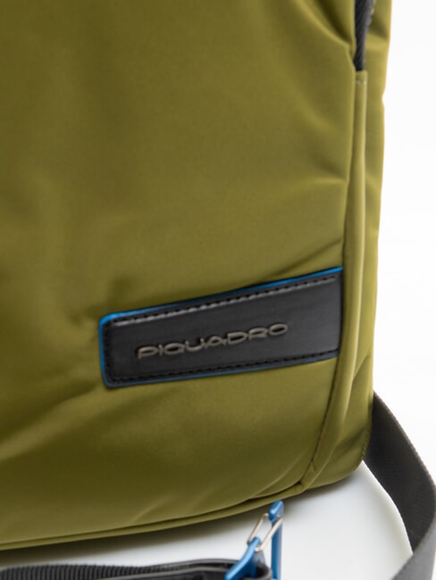 PQ-RY Mallette fine pour ordinateur portable 14" vert noir - Porte Documents Travail