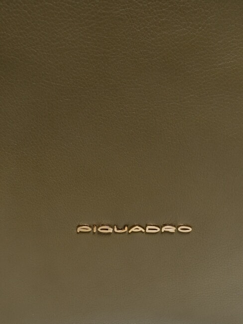 CIRCLE  CIRCLE Sac multifonction en cuir VERT / BEIGE - Porte Documents Travail