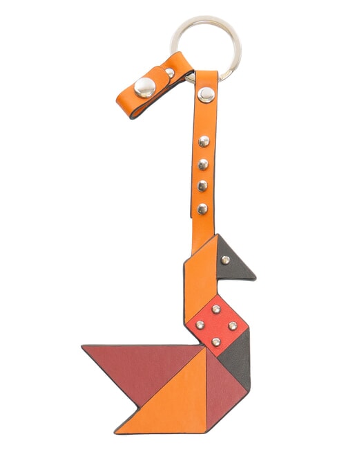 MUSE Porte-clés en cuir ORANGE - Porte-clés