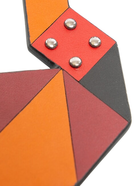 MUSE Porte-clés en cuir ORANGE - Porte-clés