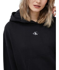 CALVIN KLEIN CK JEANS Sweat-shirt en coton avec capuche et poche - Sweat-shirts pour femmes