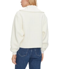 CALVIN KLEIN CK JEANS Sweat-shirt Teddy demi-zip - Sweat-shirts pour femmes