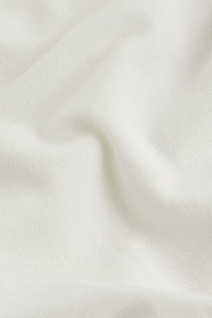 CK JEANS Pull en coton à col rond ivoire - Chandails pour femmes