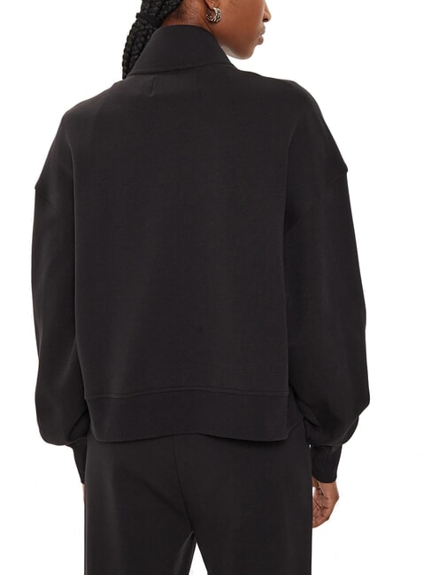 CK JEANS Sweat-shirt &agrave; col roul&eacute; enti&egrave;rement zipp&eacute; ck noir - Sweat-shirts pour femmes