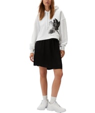 CALVIN KLEIN CK JEANS Sweat à capuche avec imprimé blanc brillant - Sweat-shirts pour femmes - 5