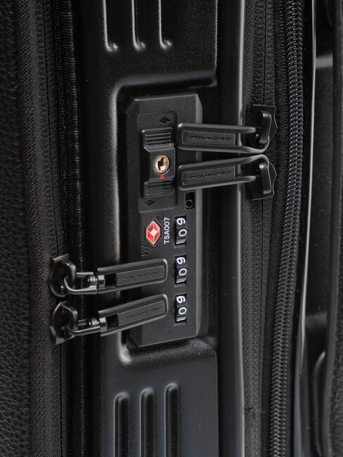 BIZ Valise &agrave; roulettes avec support pour ordinateur Noir - Valises cabine