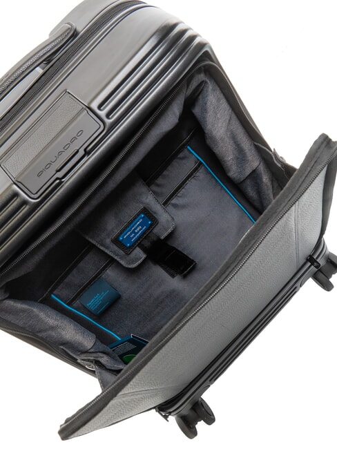 BIZ Valise &agrave; roulettes avec support pour ordinateur Noir - Valises cabine