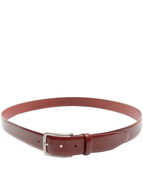 Ceinture C56, en cuir, peut &ecirc;tre coup&eacute; sur mesure rouge 3 - Ceintures
