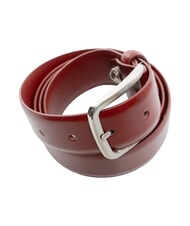 PIQUADRO Ceinture C56, en cuir, peut &ecirc;tre coup&eacute; sur mesure rouge 3 - Ceintures - 3