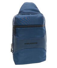 PIQUADRO X20 Sac &agrave; dos &agrave; une &eacute;paule bleu - Sacs &agrave; dos pour ordinateur portable - 3