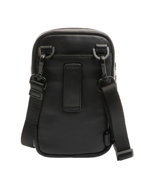 CHARLIE Sac en cuir Noir - Sacs en Bandouli&egrave;res pour Homme