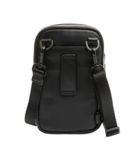 PIQUADRO CHARLIE Sac en cuir Noir - Sacs en Bandouli&egrave;res pour Homme - 4