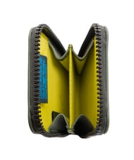 PIQUADRO PQJ Porte-monnaie en cuir VERT - Portefeuilles Homme - 2