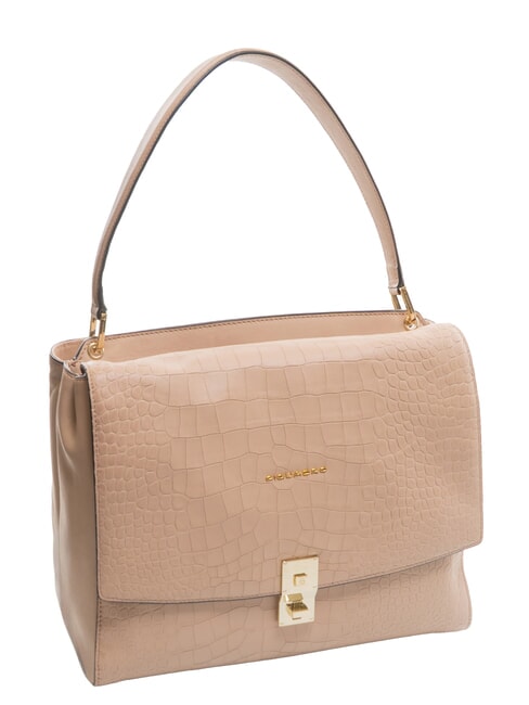 DAFNE Sac pour tablette en cuir noix de coco/rose - Sacs pour Femme