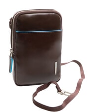 PIQUADRO BLUE SQUARE Portefeuille en cuir ACAJOU - Portefeuilles Homme - 2