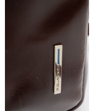 PIQUADRO BLUE SQUARE Portefeuille en cuir ACAJOU - Portefeuilles Homme - 3