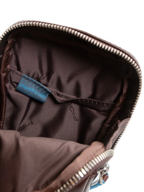 BLUE SQUARE Portefeuille en cuir ACAJOU - Portefeuilles Homme