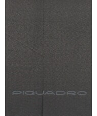 PIQUADRO NABUCCO Mini parapluie avec &eacute;tui en cuir Noir - Parapluies - 7