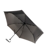 PIQUADRO NABUCCO Mini parapluie avec &eacute;tui en cuir Noir - Parapluies - 8