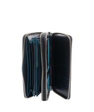 PIQUADRO BLUE SQUARE Porte-documents en cuir bleu - Accessoires Voyage - 2