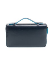 PIQUADRO BLUE SQUARE Porte-documents en cuir bleu - Accessoires Voyage - 3