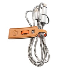 PIQUADRO BAGMOTIC Serre-câble en cuir avec câble USB Cuir / Rouge - Accessoires Voyage - 3